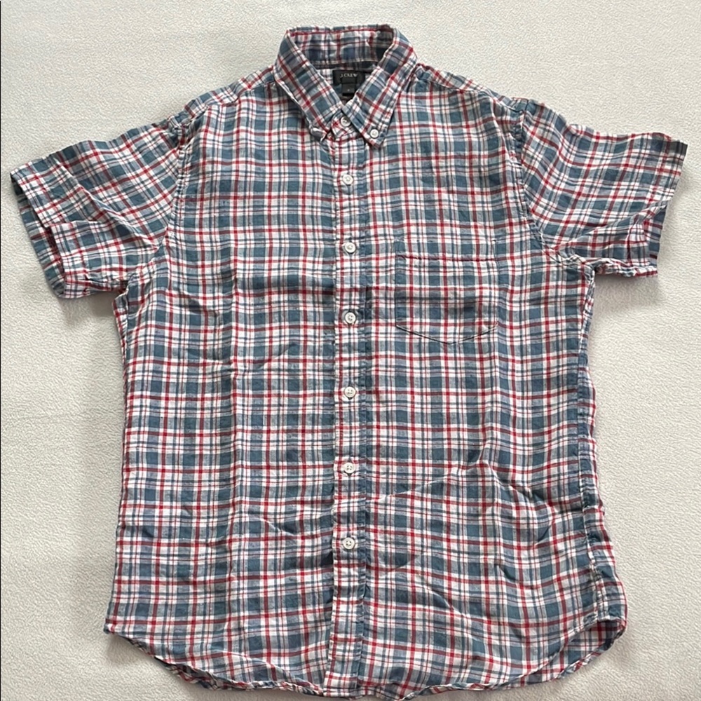 J. CREW - Baird McNutt Linen Shirt - Small - Standard Fit